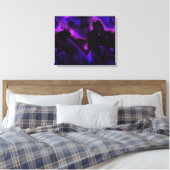 Fraktal Art 3-8 Wrapped Canvas Leinwanddruck (Insitu (Schlafzimmer))