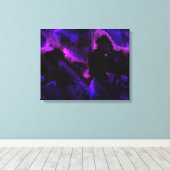 Fraktal Art 3-8 Wrapped Canvas Leinwanddruck (Insitu (Holzboden))