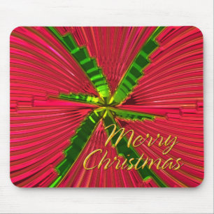 Fraktal Art 40 Frohe Weihnachtsoptionen Mousepad