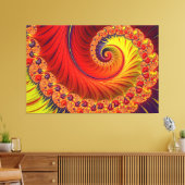 Fraktal Art. 41 Leinwanddruck (Insitu (Wohnzimmer))