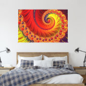 Fraktal Art. 41 Leinwanddruck (Insitu (Schlafzimmer))