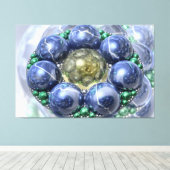 Fraktal Art. 44 Leinwanddruck (Insitu (Holzboden))