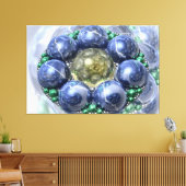 Fraktal Art. 44 Leinwanddruck (Insitu (Wohnzimmer))