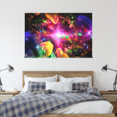 Fraktal Art. 45 Leinwanddruck (Insitu (Schlafzimmer))
