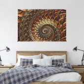 Fraktal Art. 46 Leinwanddruck (Insitu (Schlafzimmer))