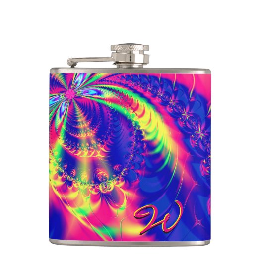 Fraktal Art. 52 Wrapped Flask Flachmann (Vorderseite)
