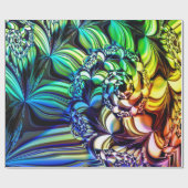 Fraktal Art. 56 Umschlagpapier Geschenkpapier (Flach)