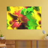 Fraktal Art. 59 Leinwanddruck (Insitu (Wohnzimmer))