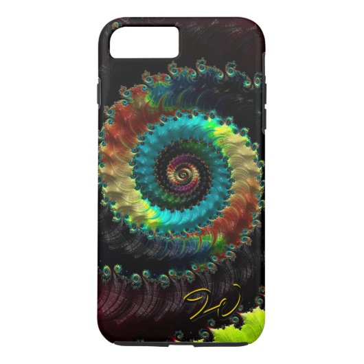 Fraktal Art. 74 Case-Mate iPhone Hülle (Rückseite)
