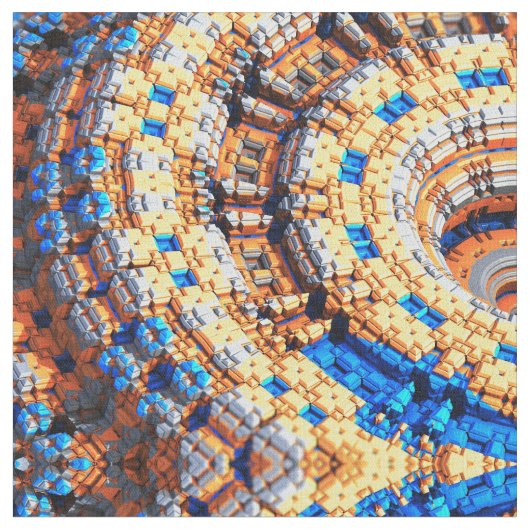 Fraktal Art 78 Custom Fabrics Stoff (Nahaufnahme)