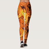 Fraktal Art. 9-10 Bildoptionen Leggings (Rückseite)