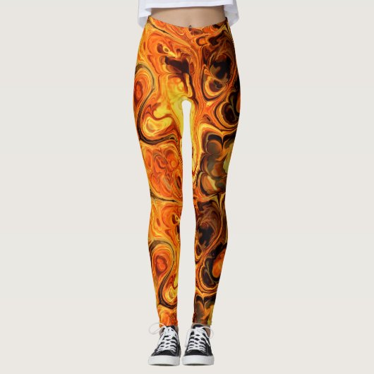 Fraktal Art. 9-10 Bildoptionen Leggings (Vorderseite)