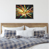 Fraktal Art A Wrapped Canvas Leinwanddruck (Insitu (Schlafzimmer))