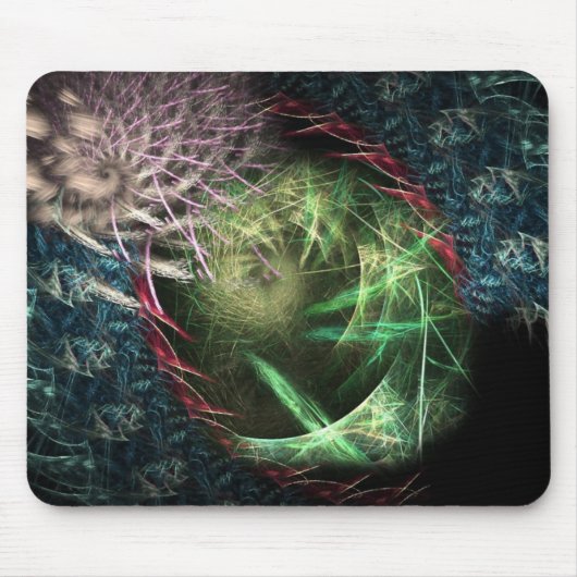 Fraktal Art Abstrakt #077 Mousepad (Vorne)