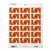 Fraktal Art Adressaufkleber (Vorne)