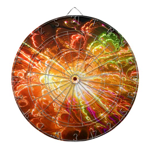 Fraktal Art B Dart Board Dartscheibe (vorne)