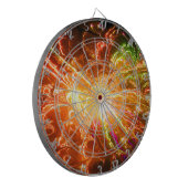 Fraktal Art B Dart Board Dartscheibe (Vorderseite Links)