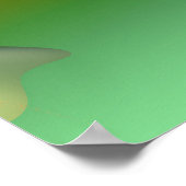 Fraktal Art Blume Poster (Ecke)