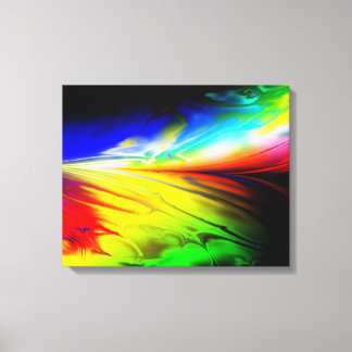 Fraktal Art D Wrapped Canvas Leinwanddruck