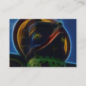 Fraktal Art Design Visitenkarte (Rückseite)