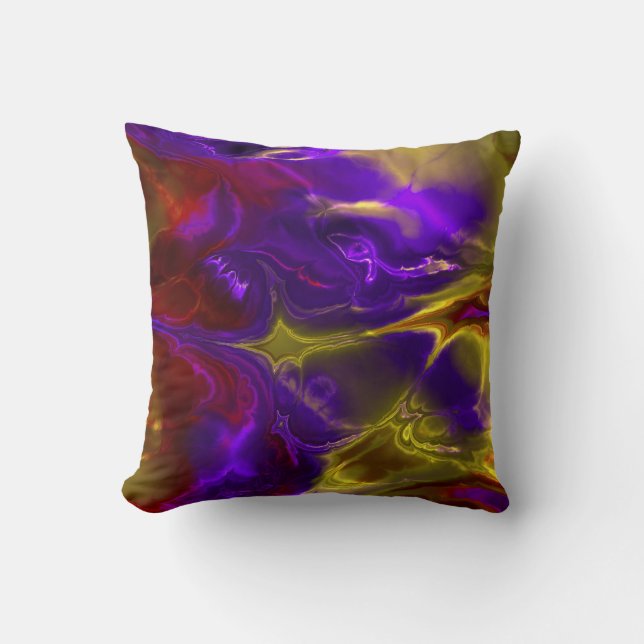 Fraktal Art E Pillow Kissen (Vorderseite)