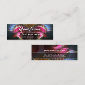 Fraktal Art Fantasy Serie Mini Business Card Mini Visitenkarte (Vorne/Hinten)