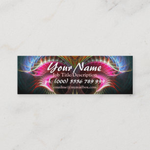 Fraktal Art Fantasy Serie Mini Business Card Visitenkarte