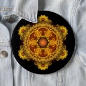 Fraktal Art Fee Mandala Button (Beispiel)