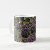 Fraktal ART FLORAL WORLD Kaffeetasse (Vorderseite Links)
