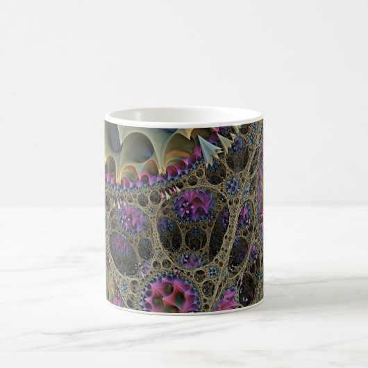Fraktal ART FLORAL WORLD Kaffeetasse (Mittel)