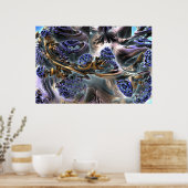 Fraktal ART GumGum Poster (Küche)