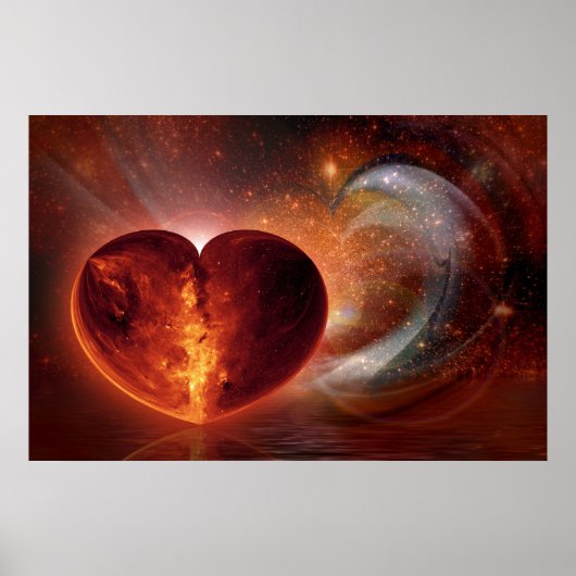 Fraktal ART - Hot Liebe Universum Poster (Vorne)