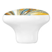 Fraktal Art Keramik Knob Keramikknauf (Seitenansicht)