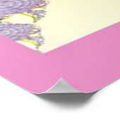 Fraktal Art Lila Heft Poster (Ecke)