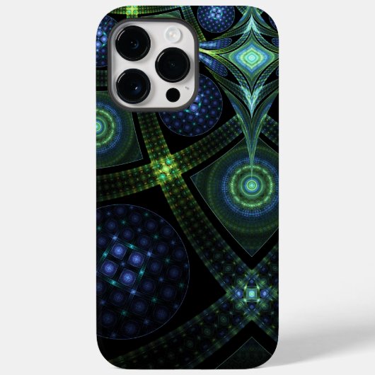 Fraktal Art Mandala Universe Stretching Print Case-Mate iPhone Hülle (Rückseite)