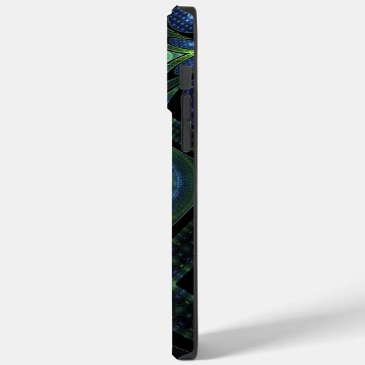 Fraktal Art Mandala Universe Stretching Print Case-Mate iPhone Hülle (Rückseite / Links)