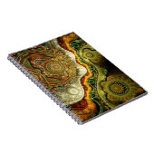 Fraktal Art Notebook: Herbst Notizblock (Rechte Seite)