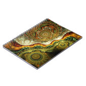 Fraktal Art Notebook: Herbst Notizblock (Linke Seite)