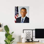 Fraktal Art, Offiziell Portrait Barack Obama Poster (Heimbüro)