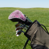 Fraktal Art Pink Blume Dream, Blumenfreude Golf Headcover (In SItu)