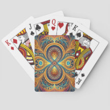 Fraktal Art Poker Cards