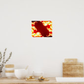 Fraktal Art Poster (Küche)