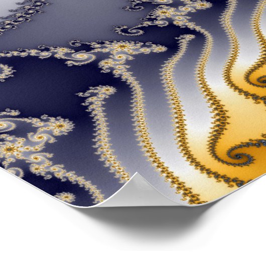 Fraktal Art Poster (Ecke)