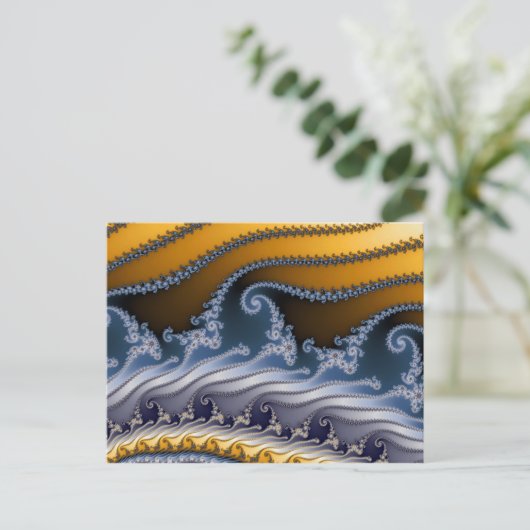 Fraktal Art Postkarte (Stehend Vorderseite)