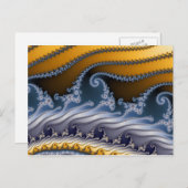 Fraktal Art Postkarte (Vorne/Hinten)