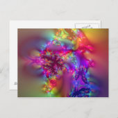 Fraktal Art Postkarte (Vorne/Hinten)