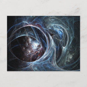 Fraktal Art Postkarte: Spinnenhöhle Postkarte