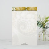 Fraktal Art Scales Briefpapier (Stehend Vorderseite)