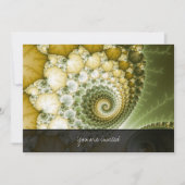 Fraktal Art Scales Einladung (Vorderseite)