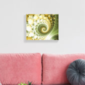 Fraktal Art Scales Leinwanddruck (Insitu (Wohnzimmer))